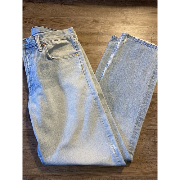 Citizens of Humanity‎ Mens Lightwash Distressed Button Fly Jeans, 32 - Picture 4 of 14